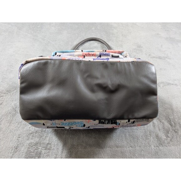 Lily Bloom Maggie Satchel Dachshund Dog Print Pastel Retired - Picture 11 of 15